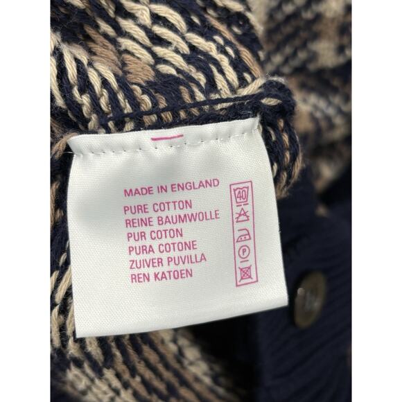 Alan Paine England Sweater Vest Men's EUR 52 UK 44 Brown 100% Cotton Vintage - Picture 6 of 7